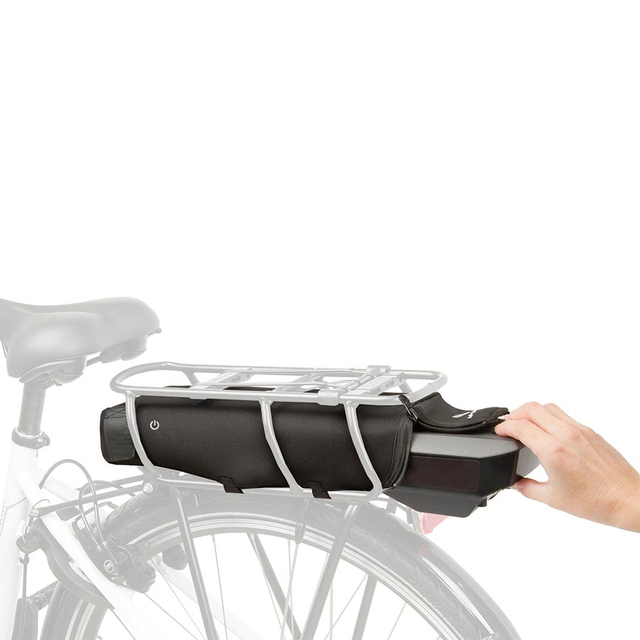M-Wave, E-Protect Carrier, Rear Carrier Battery, Black