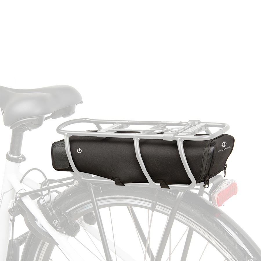 M-Wave, E-Protect Carrier, Rear Carrier Battery, Black