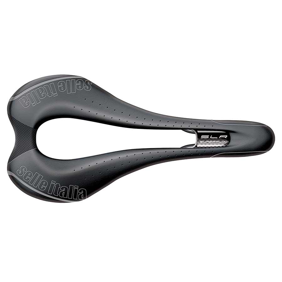 Selle Italia, SLR Superflow, Saddle, 275 x 131mm, 185g, Black