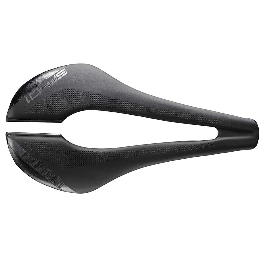 Selle Italia, SP-01 Boost Kit Carbonio Superflow S, Saddle, 250 x 130mm, Men, 160g, Black