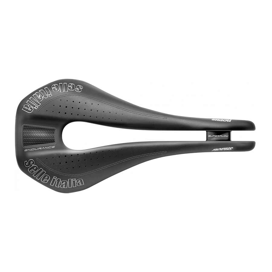 Selle Italia, Novus SuperFlow Endurance L, Saddle, 282 x 149mm, Men, 293g, Black