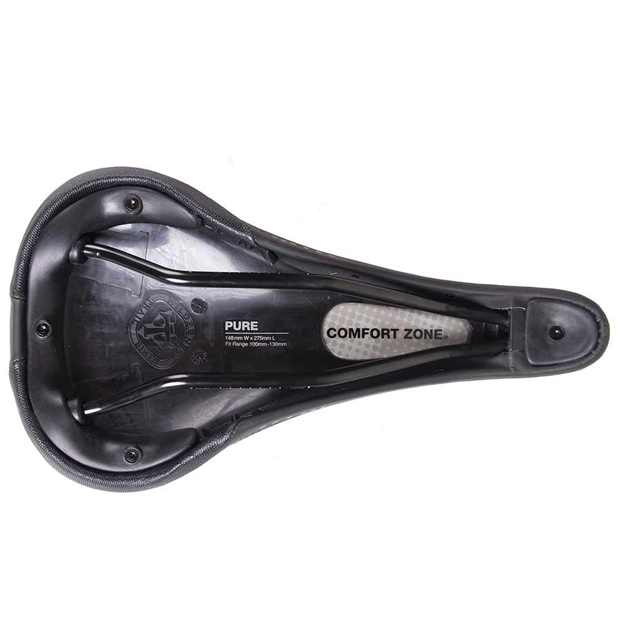 WTB, Pure, Steel Medium, Saddle, 275 x 148mm, Unisex, 345g, Black