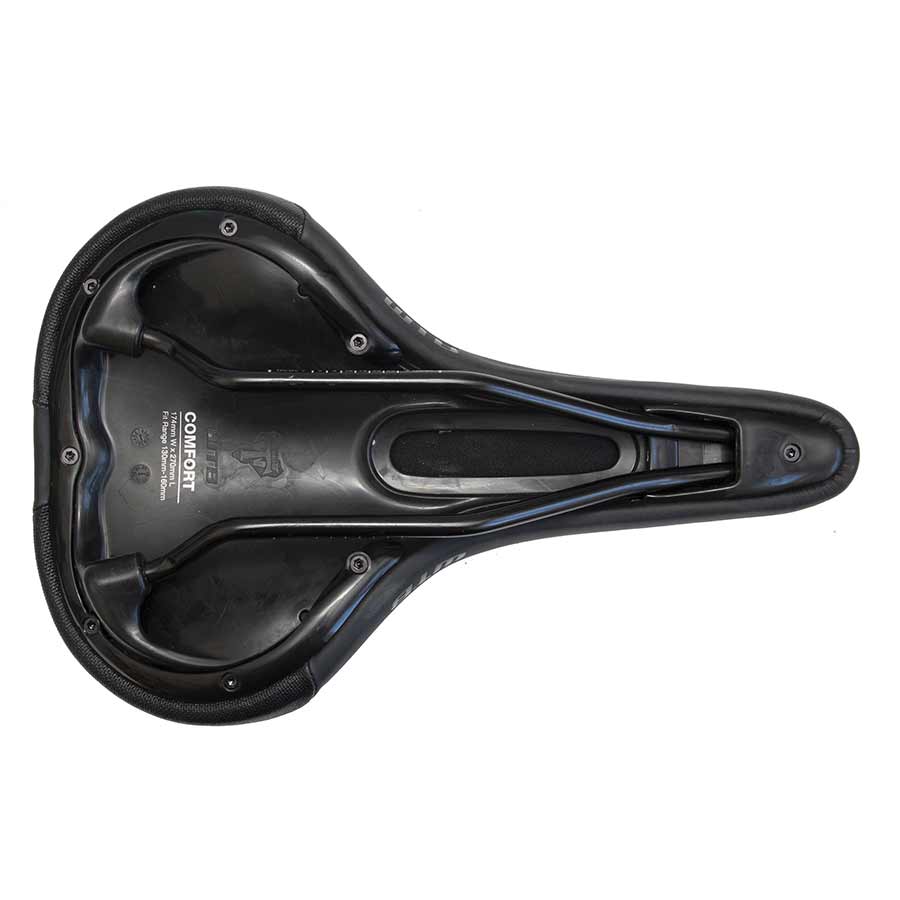 WTB, Comfort Steel Wide, Saddle, 270 x 174mm, Unisex, 390g, Black