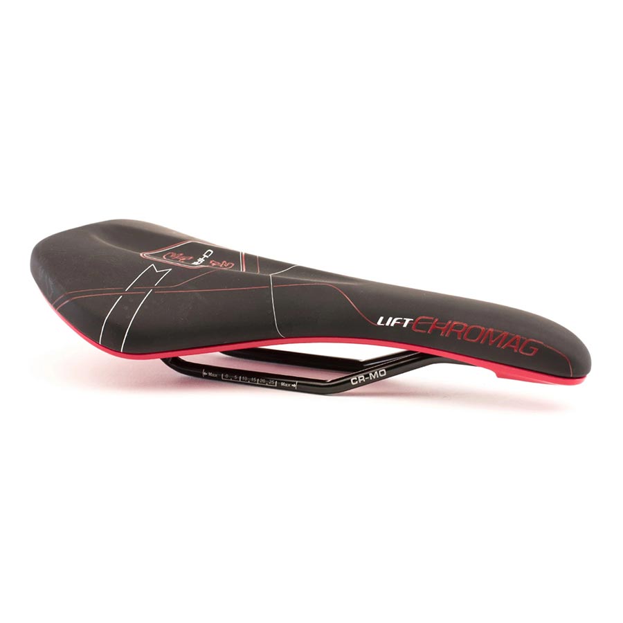 Chromag, Lift, Saddle, 280 x 140mm, Unisex, 290g, Black/Blue