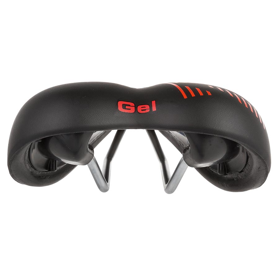 Velo, Plush Gel D1, Saddle, 267 x 168mm, 478g, Black
