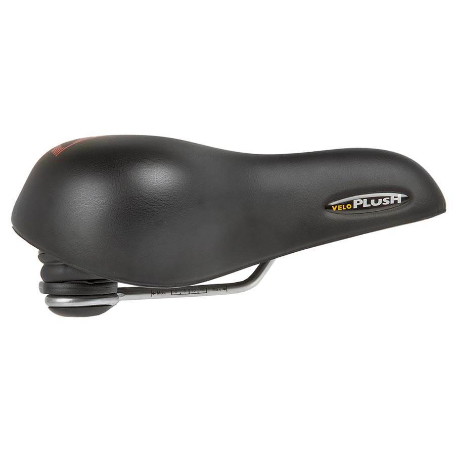 Velo, Plush Gel Elasto, Saddle, 254 x 200mm, Black