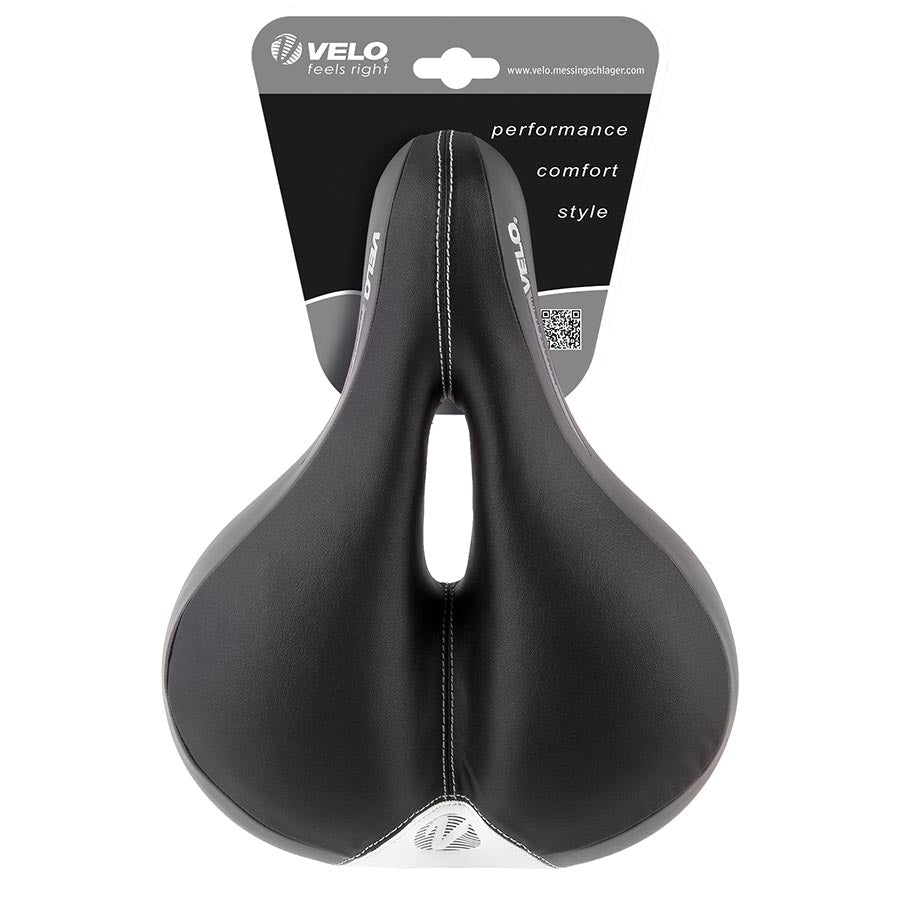 Velo, Newport Gemini, Saddle, 270 x 211mm, 858g, Black