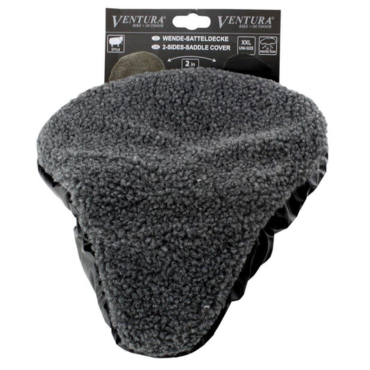 Ventura, Sheep Skin, Seat Cover, 240 x 270mm, Black