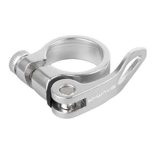 M-Wave, Clampy QR, Seat Clamp, Silver, 34.9mm