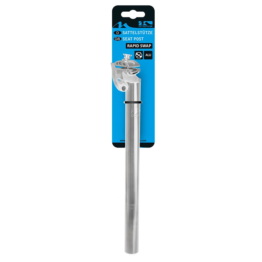 M-Wave, Rapid Swap, Seatpost, 27.2mm, 350mm, Silver