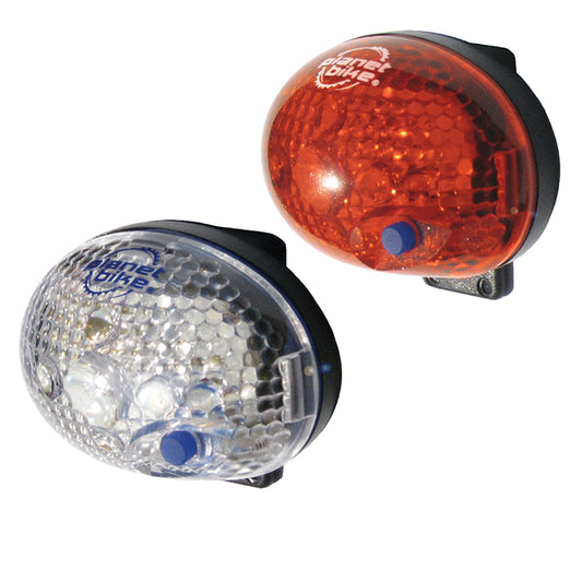 Planet Bike, Blinky Safety Set Superbright White & Red Led Includes Batteries