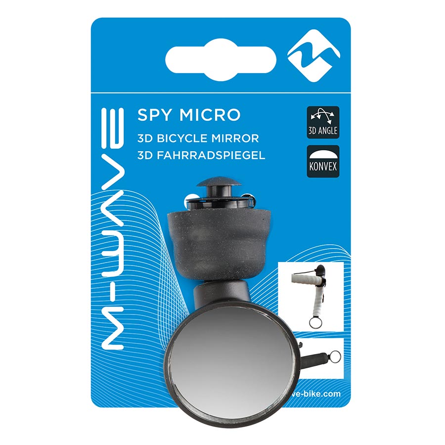 M-Wave, Spy Micro, Mirror, Mount: Bar End