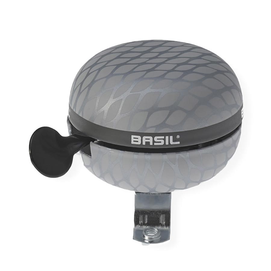 Basil, Noir, Bell, 60mm, Silver