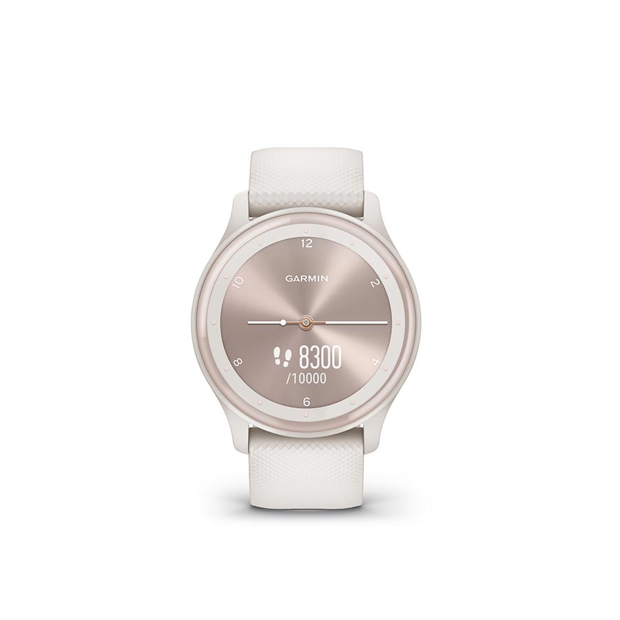 Garmin, vivomove Sport, Watch, Watch Color: Cocoa, Wristband: Cocoa - Silicone