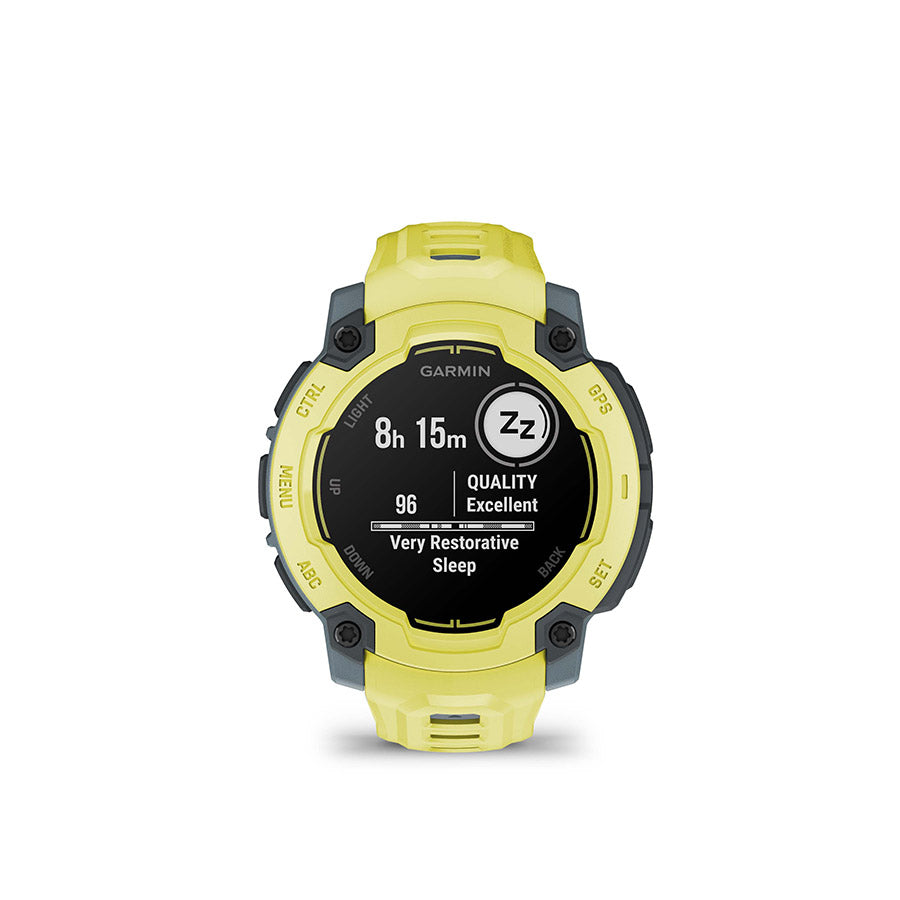 Garmin, Instinct E 45mm, Watch, Watch Color: Electric Lime, Wristband: Electric Lime - Silicone