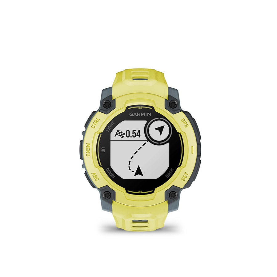 Garmin, Instinct E 45mm, Watch, Watch Color: Electric Lime, Wristband: Electric Lime - Silicone