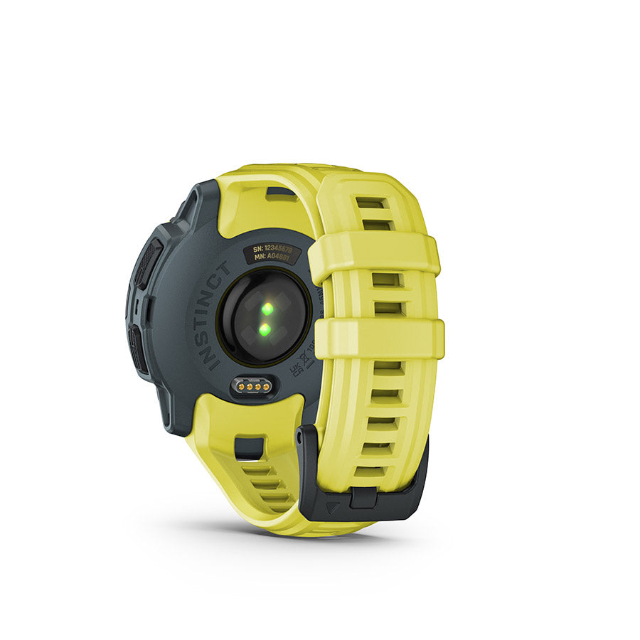 Garmin, Instinct E 45mm, Watch, Watch Color: Electric Lime, Wristband: Electric Lime - Silicone