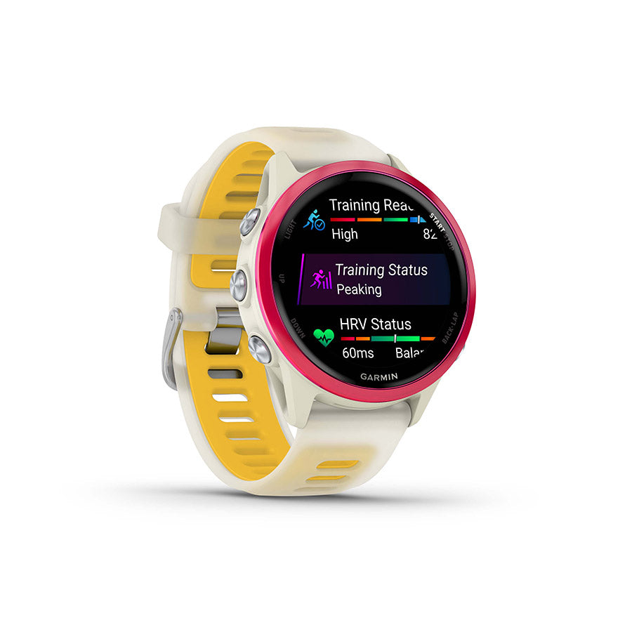Garmin, Forerunner 570 42mm, Watch, Watch Color: Slate Grey, Wristband: Translucent Black/Black - Silicone
