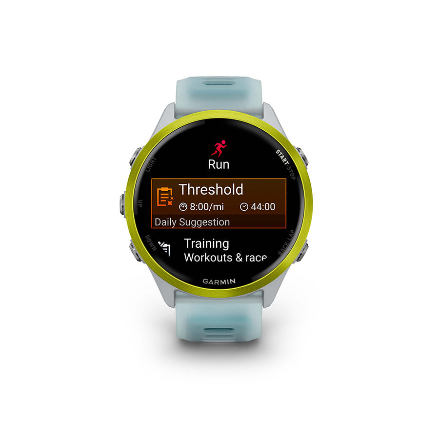 Garmin, Forerunner 570 47mm, Watch, Watch Color: Slate Grey, Wristband: Translucent Black/Black - Silicone