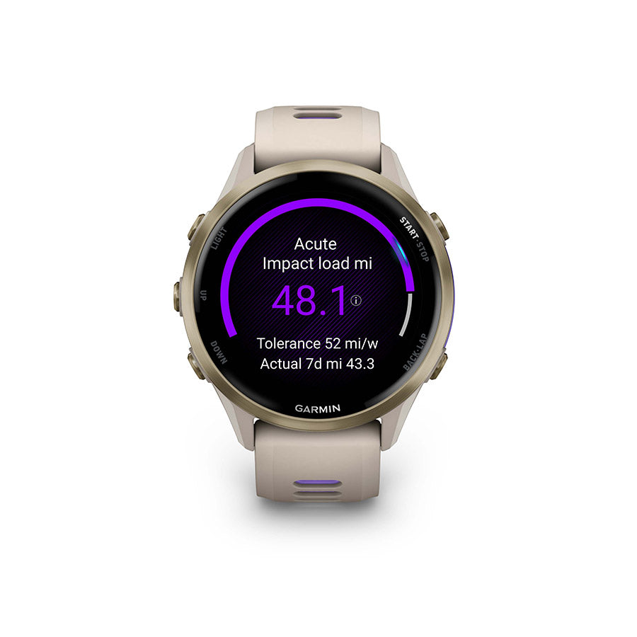 Garmin, Forerunner 970, Watch, Watch Color: Black, Wristband: Black/Translucent Whitestone- Silicone