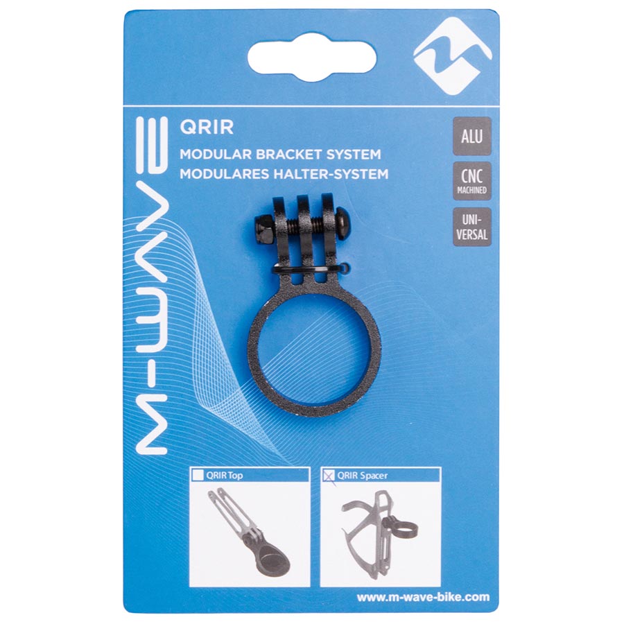 M-Wave, QRIR 10mm Spacer Adapter, Aluminum, Black