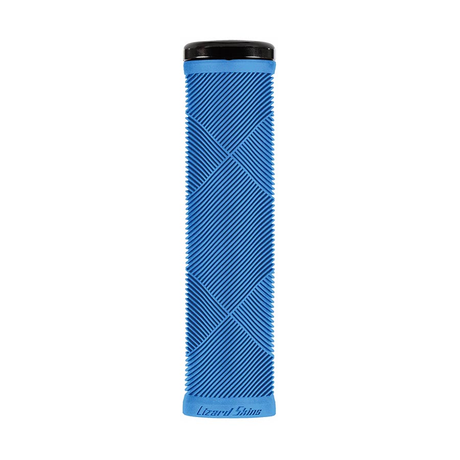 Lizard Skins, Strata Single-Sided Lock-On, Grips, 135mm, Jet Black, Pair
