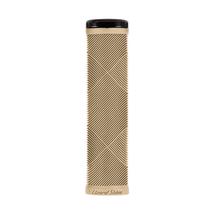 Lizard Skins, Strata Single-Sided Lock-On, Grips, 135mm, Jet Black, Pair
