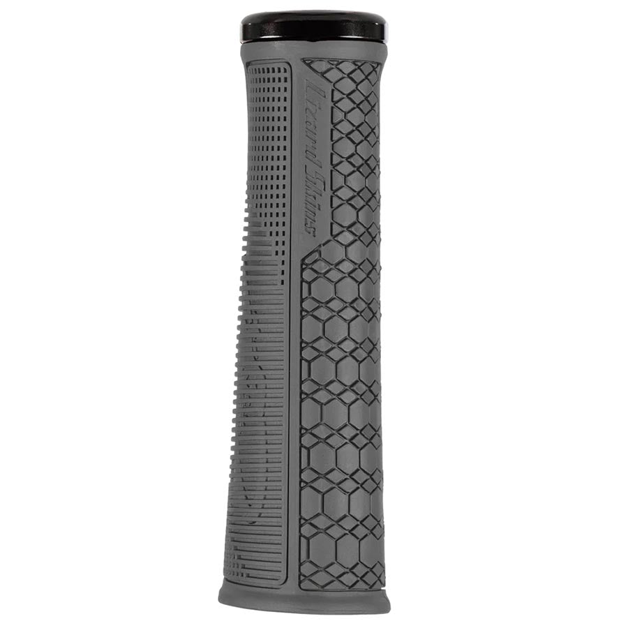 Lizard Skins, Gradient Single Lock-On, Grips, 136mm, Jet Black