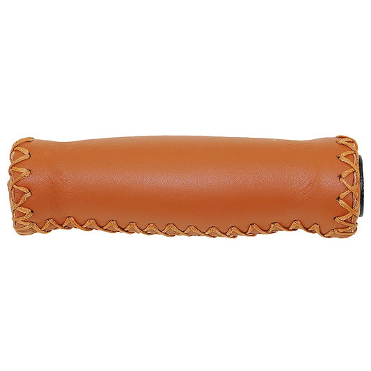Velo, Handlz Retro GL, Grips, 125mm, Brown