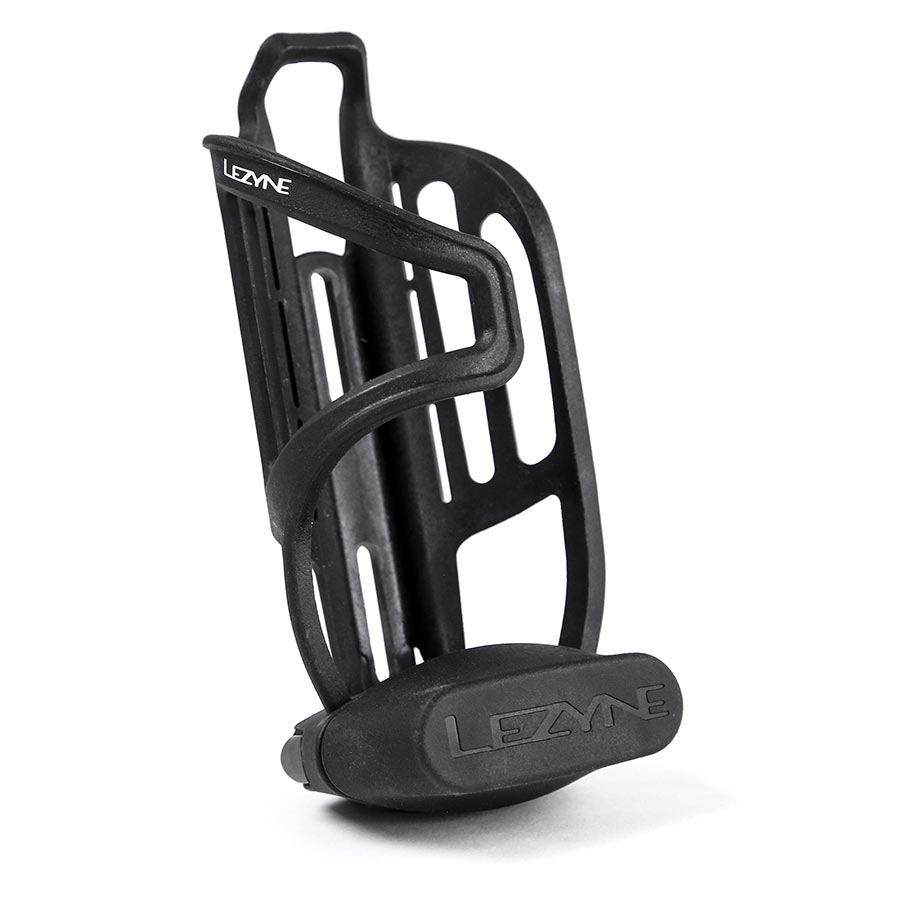 Lezyne, Tubeless Flow Storage Loaded, Bottle Cage, Composite, Includes CO2 Head, V18 Multi-Tool with Tubeless Reamer & Tire Plug Kits, 2 CO2 Cartridges (Right)
