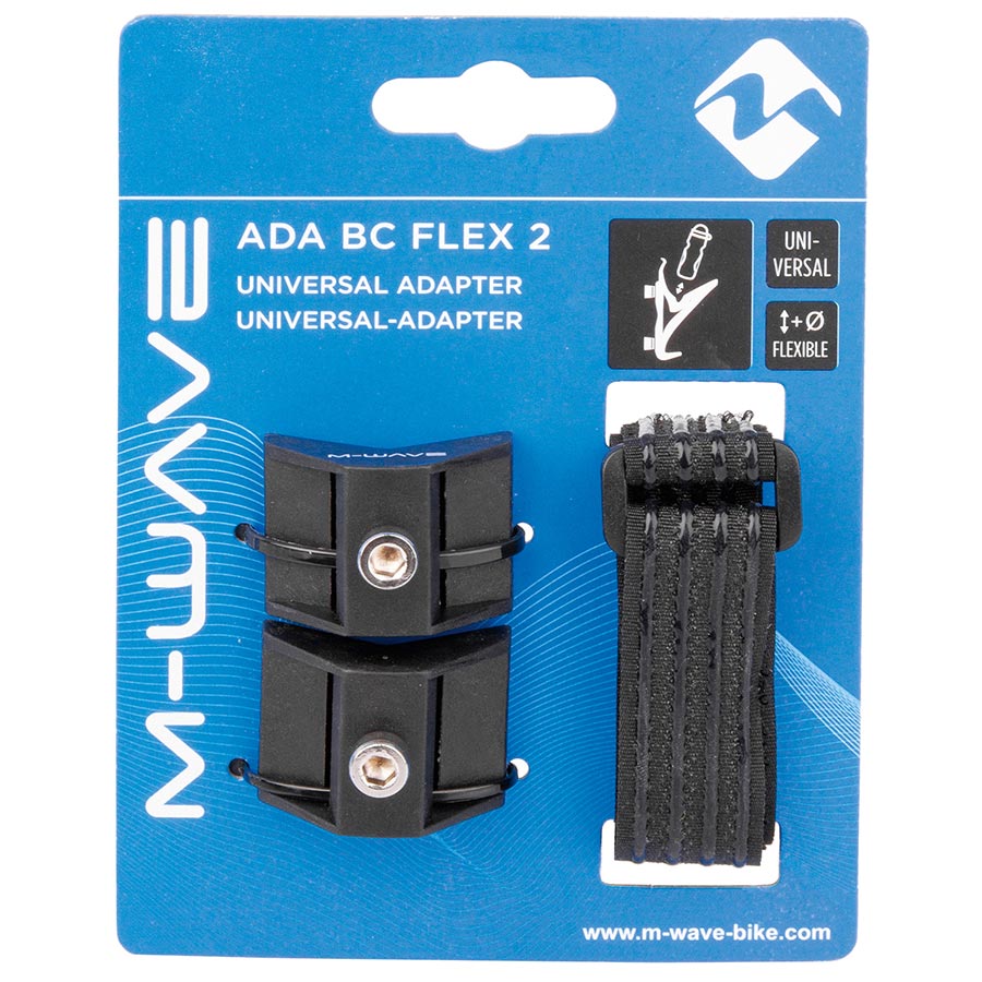 M-Wave, ADA BC Flex 2, Bottle Cage Mount, Two velcro mounts allow a bottle cage to be mounted anywhere