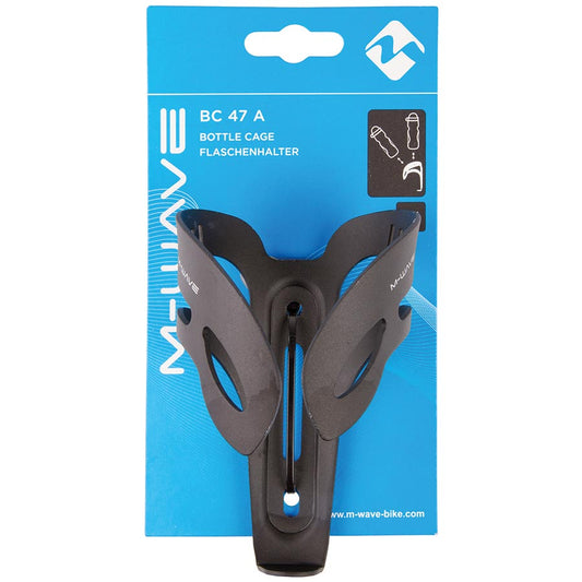 M-Wave, BC 47-A, Bottle Cage, Aluminum, 47g, Black