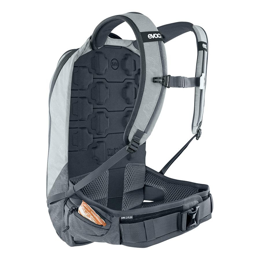 EVOC, Trail Pro 10, Protector backpack, 10L, Stone/Carbon Grey, LXL