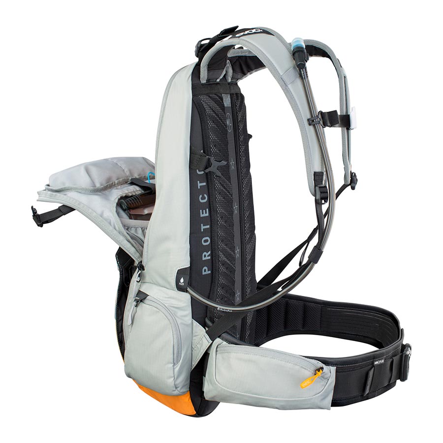 EVOC, FR Enduro E-Ride 16, Protector backpack, 16L, Stone/Bright Orange, ML
