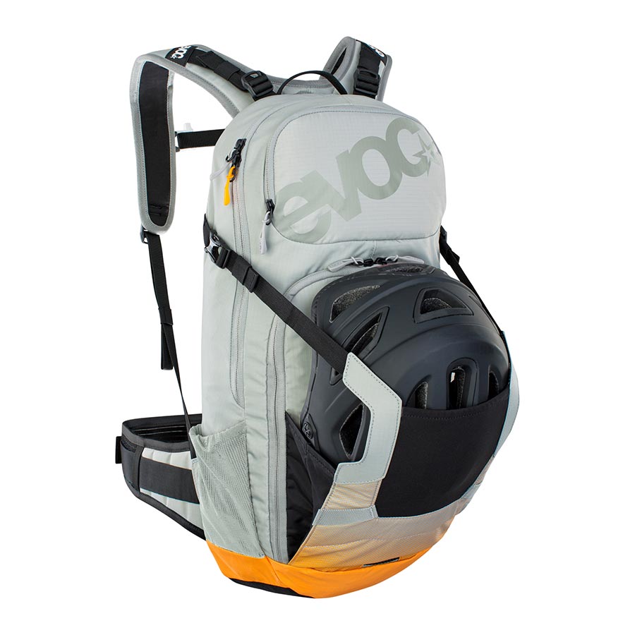 EVOC, FR Enduro E-Ride 16, Protector backpack, 16L, Stone/Bright Orange, ML