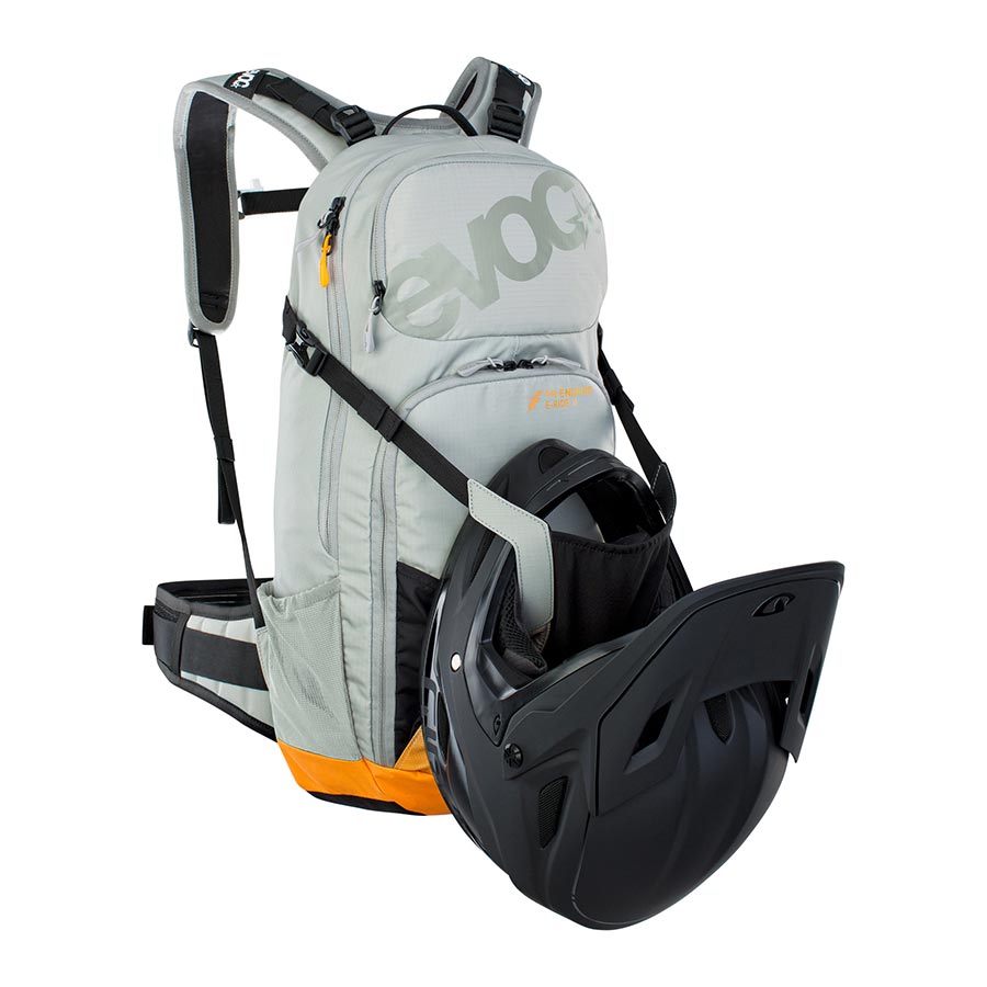EVOC, FR Enduro E-Ride 16, Protector backpack, 16L, Stone/Bright Orange, ML