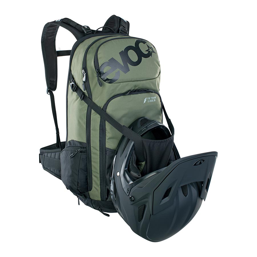 EVOC, FR Tour E-Ride 30, Protector backpack, 30L, Dark Olive/Black, ML