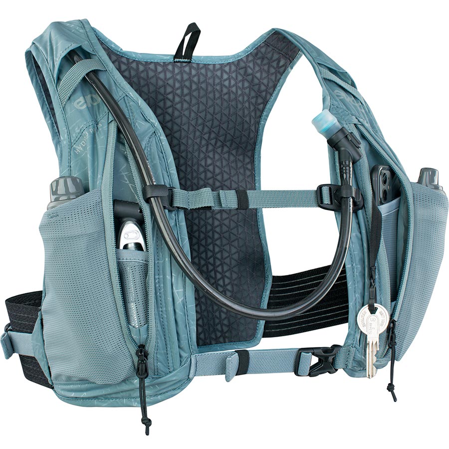 EVOC, Hydro Pro 1.5 + 1.5l Bladder, Hydration Vest, Volume: 1.5L, Bladder: Included (1.5L), Steel