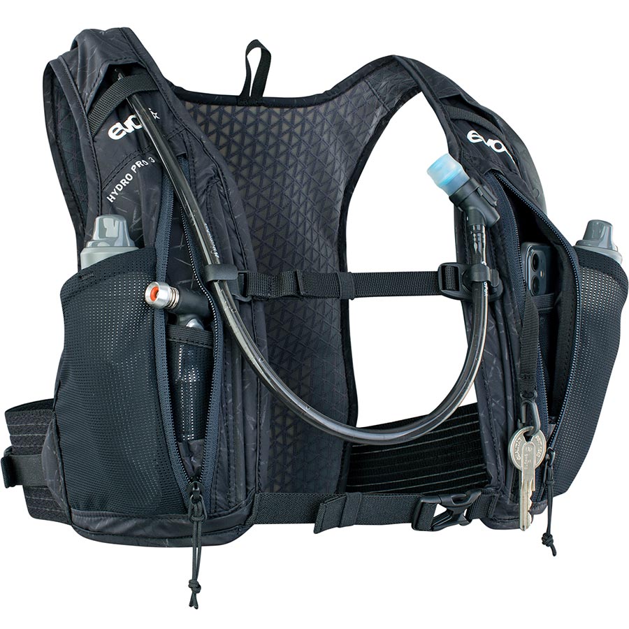 EVOC, Hydro Pro 1.5 + 1.5l Bladder, Hydration Vest, Volume: 1.5L, Bladder: Included (1.5L), Steel