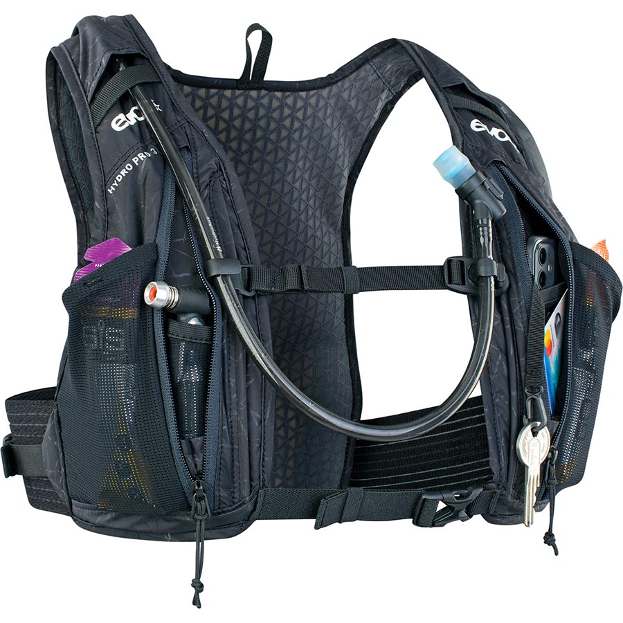 EVOC, Hydro Pro 1.5 + 1.5l Bladder, Hydration Vest, Volume: 1.5L, Bladder: Included (1.5L), Steel