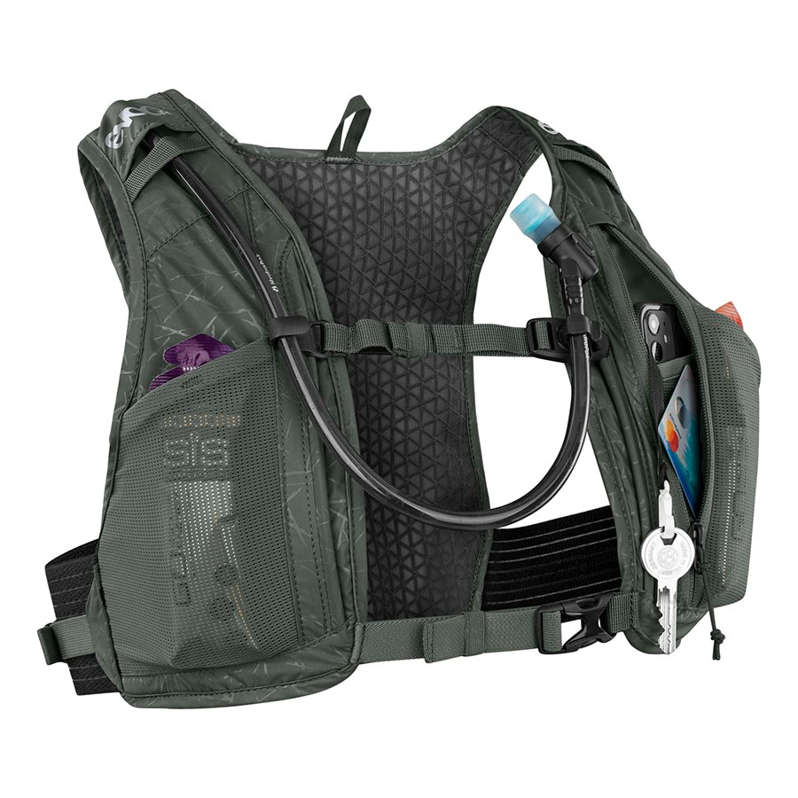 EVOC, Hydro Pro 1.5 + 1.5l Bladder, Hydration Vest, Volume: 1.5L, Bladder: Included (1.5L), Steel