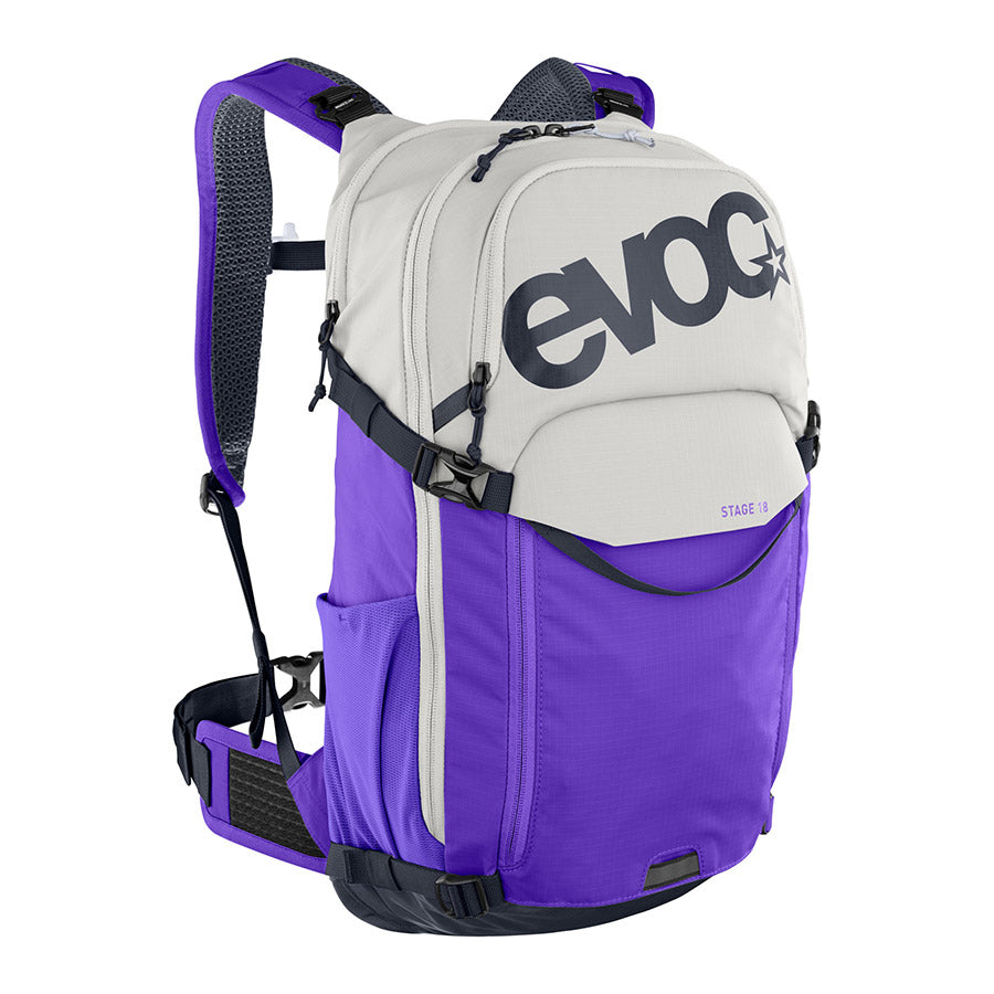 EVOC, Stage 18, Hydration Bag, Volume: 18L, Sand/Violet