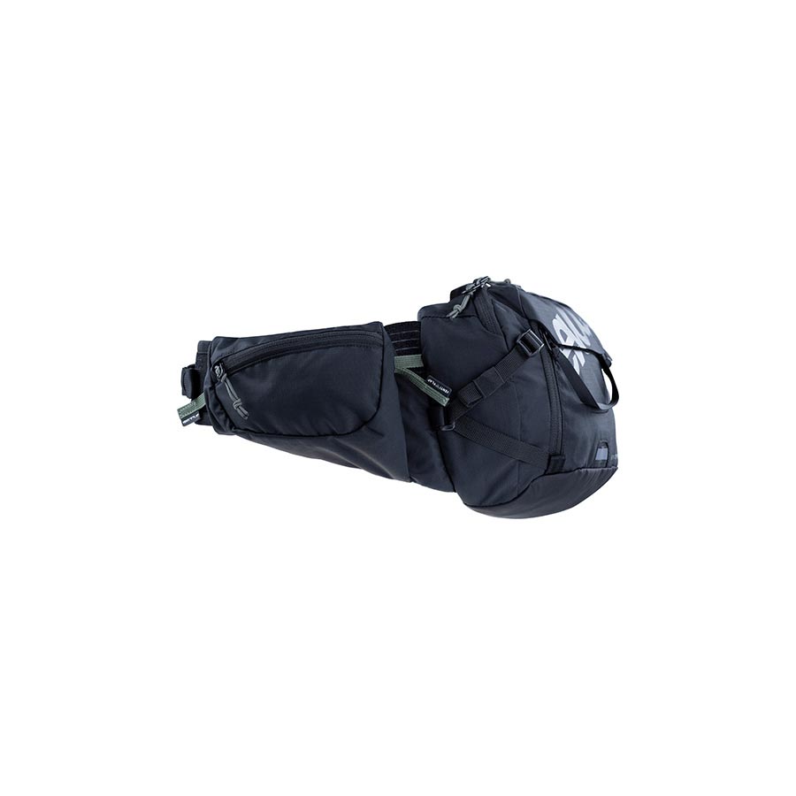 EVOC, Hip Pack Pro 3 +1.5L Bladder, Hip Pack, 3L, Included (1.5L), Black