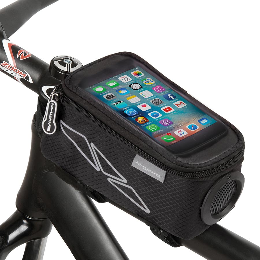 M-Wave, Rotterdam Sound, Top Tube Bags, Black
