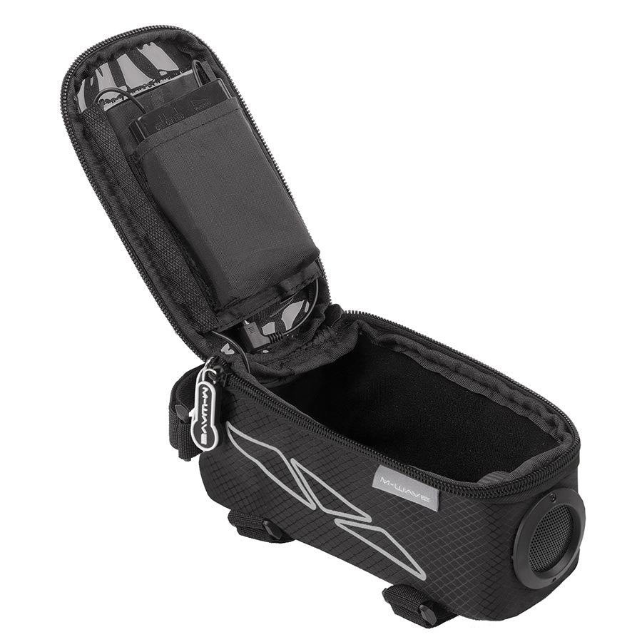 M-Wave, Rotterdam Sound, Top Tube Bags, Black