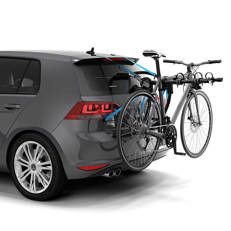 Thule, Gateway Pro, Trunk Mount Rack, Bikes: 2, Black