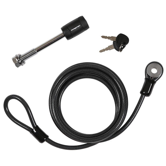 Swagman, Locking Threaded Hitch Pin, 5/8'' Plus 7.5' Cable