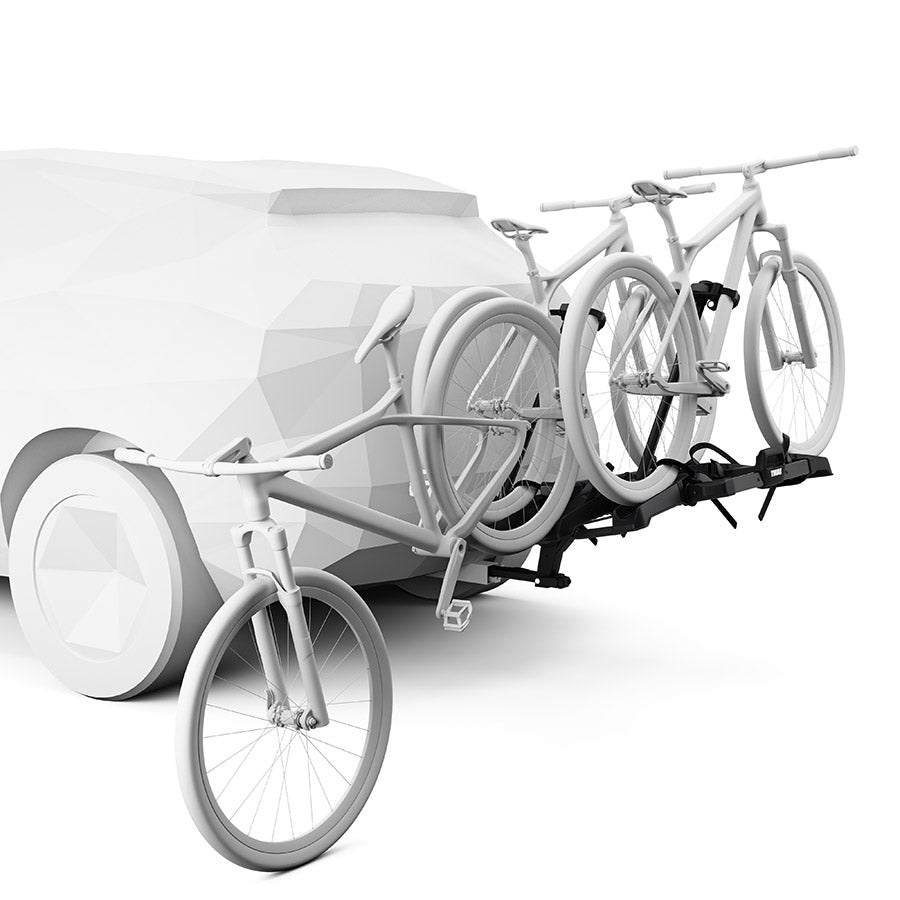 Thule, OutPace, Hitch Mount Rack, 1-1/4'' and 2'', Bikes: 3, : 55 lb