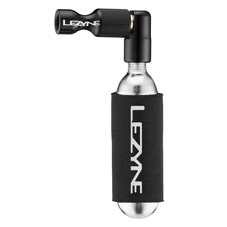Lezyne, Trigger Drive, CO2 Inflator, Threaded, Presta, Schrader, Silver, 1x16g