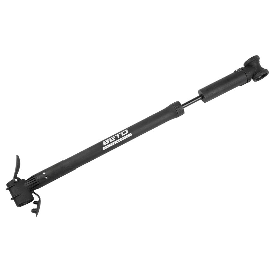 Beto, Frame Pump 480mm, Pump, 414-480mm, Dual Valve Head, Black